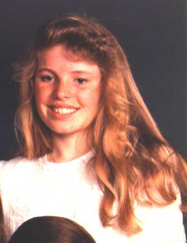 Catherine at 14 years of age, June, 1989